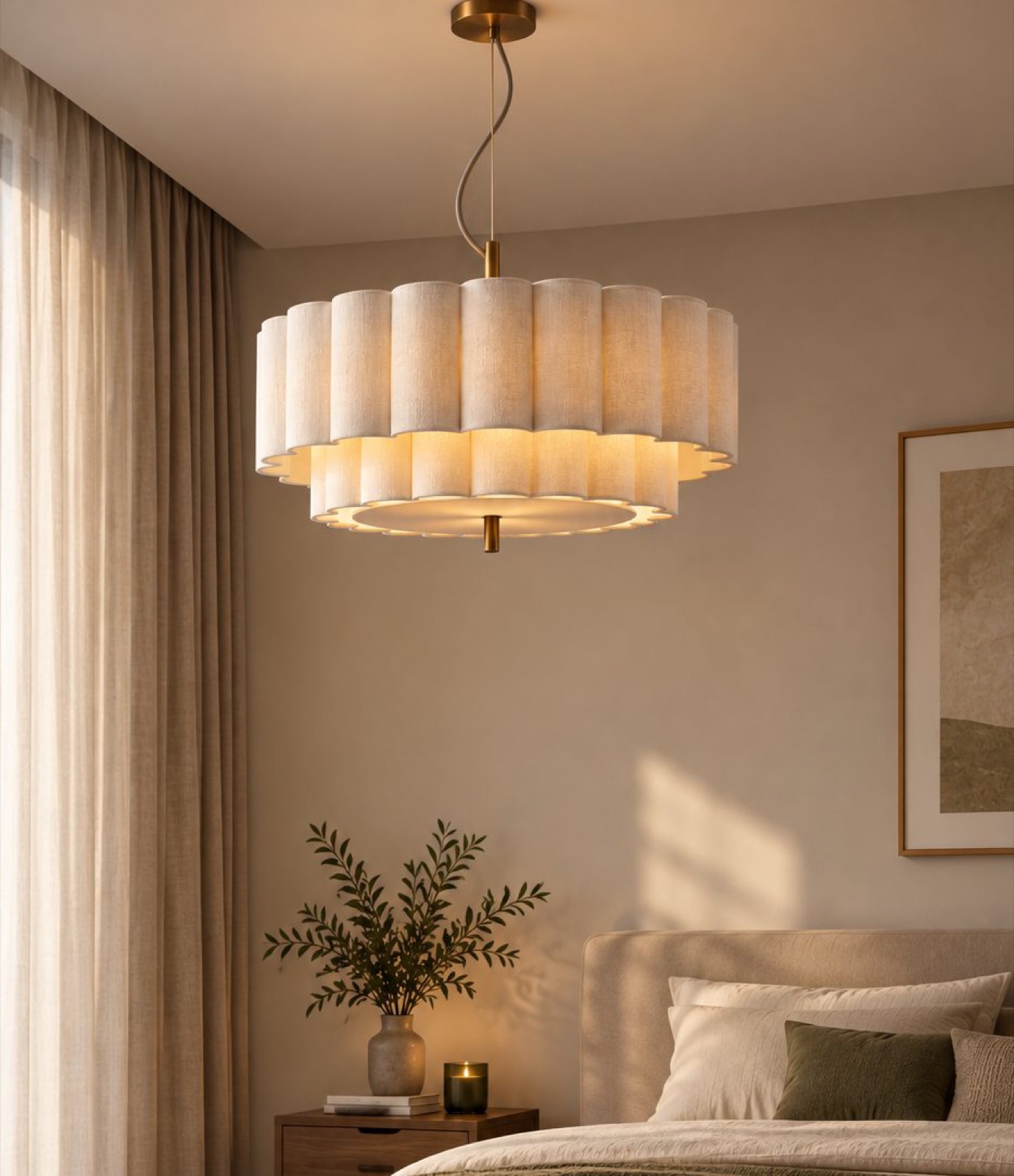 Fabric Pendant Lamp
