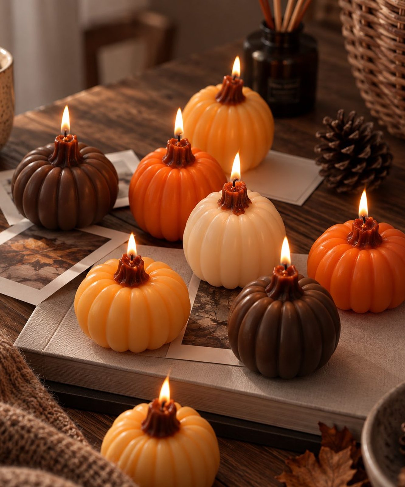 Halloween Pumpkin Candle