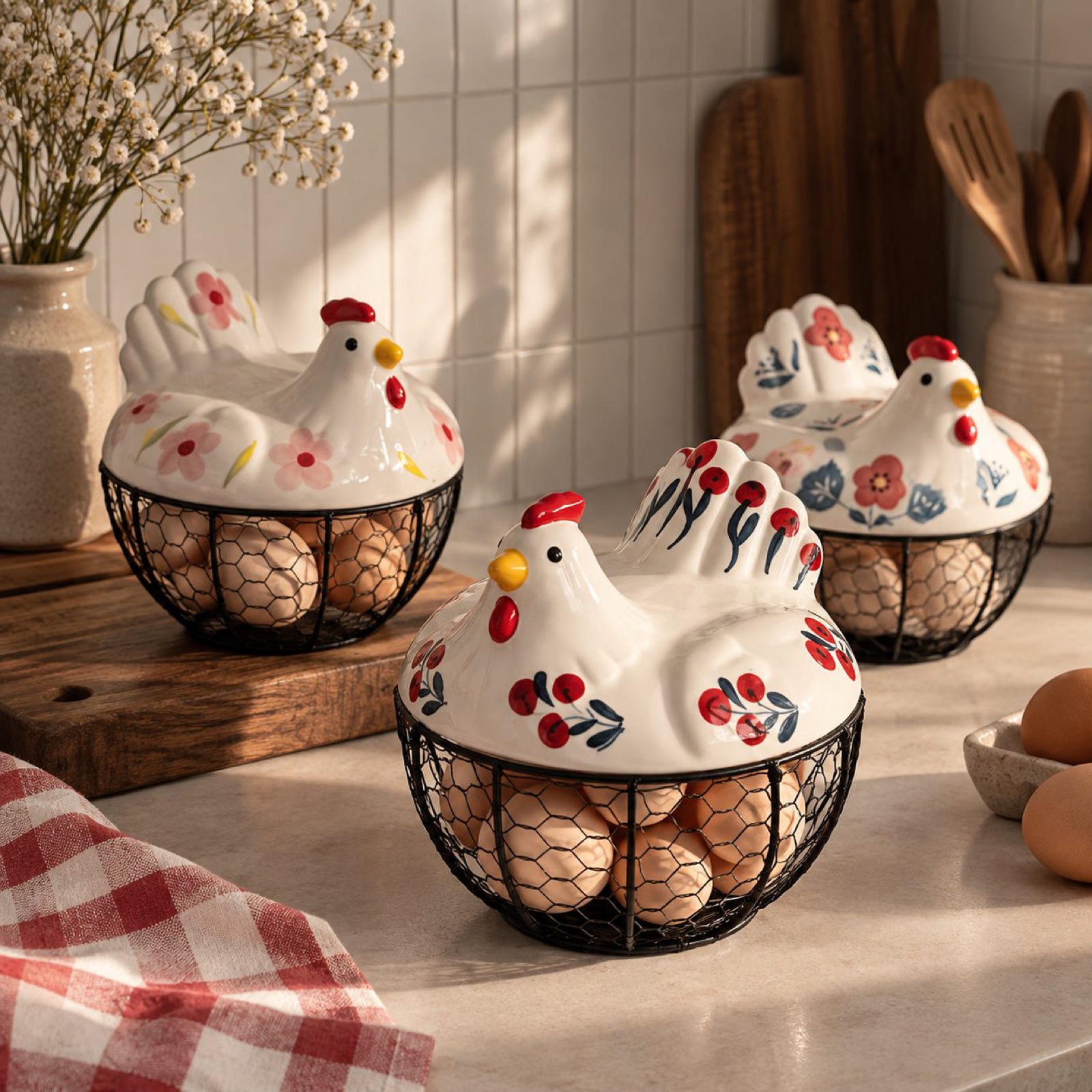 Hen Egg Basket