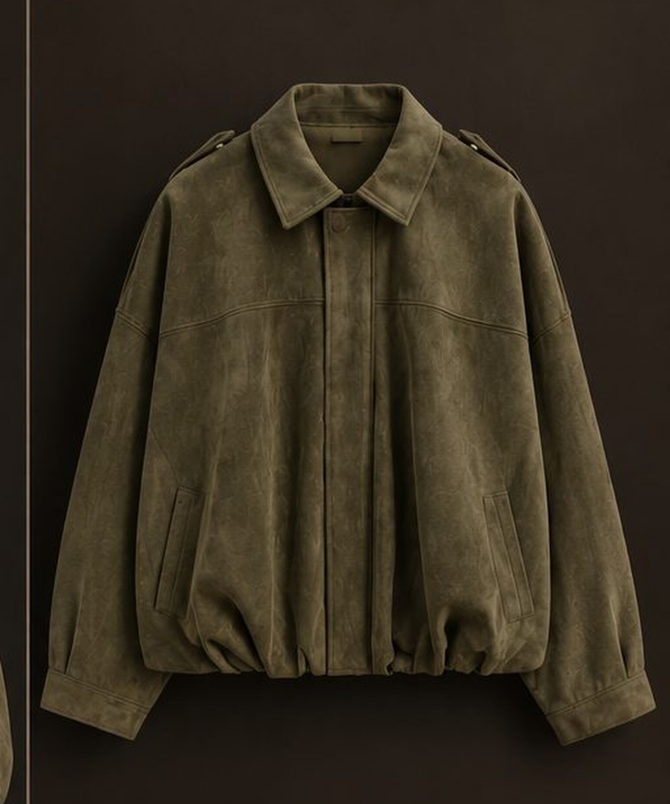 Olive Bomber Jacket