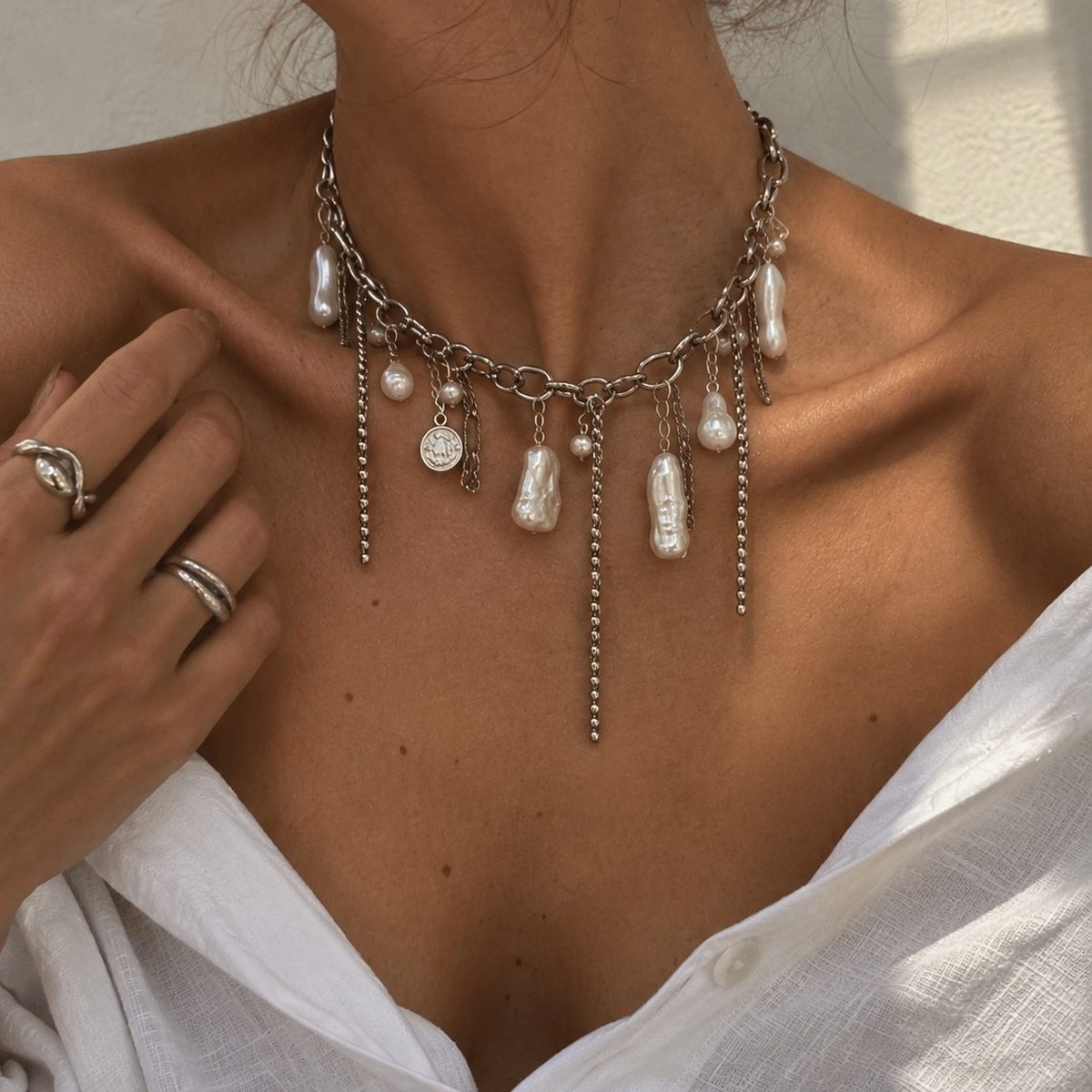 Pearl Tassel Necklace