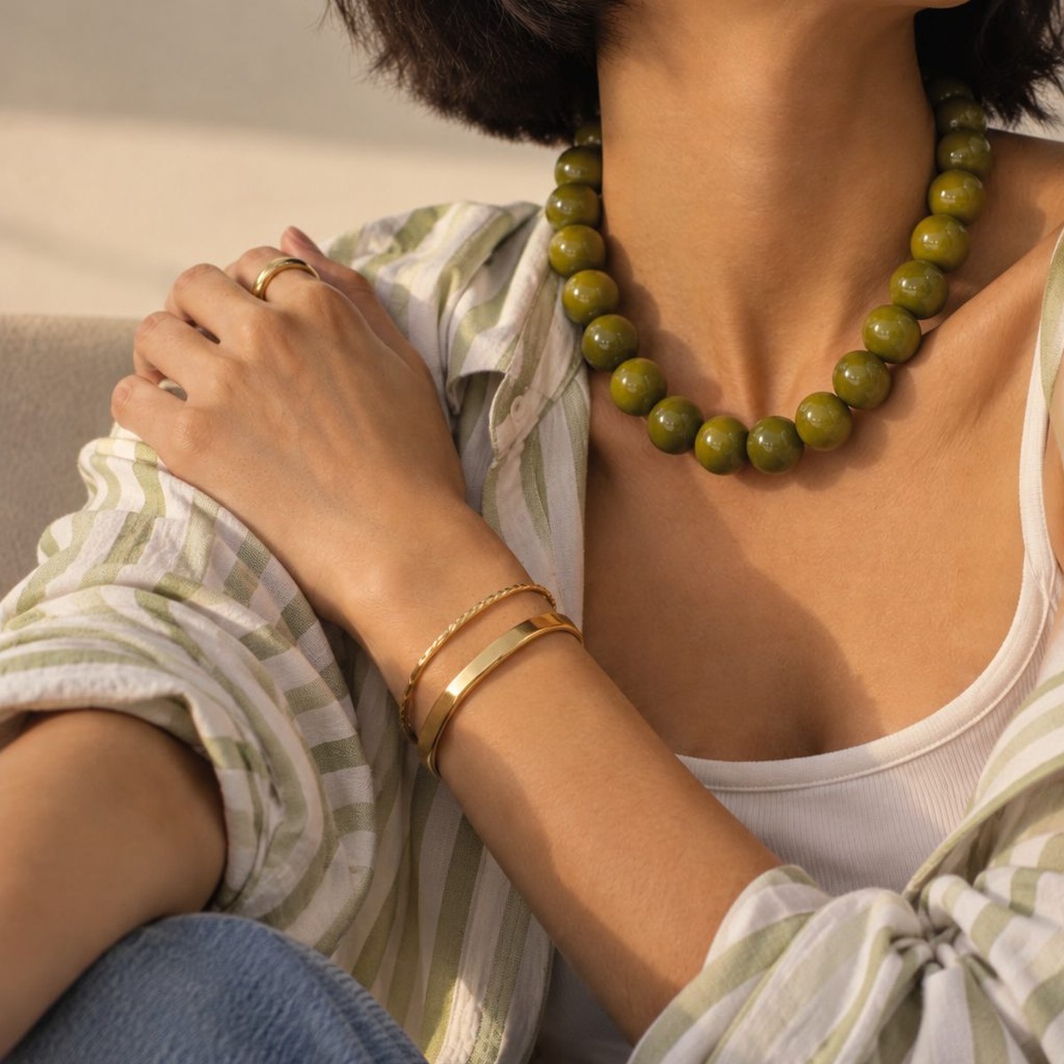 Resin Bead Choker